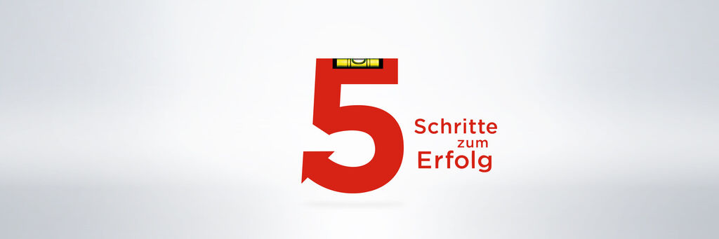 Teaser-Grafik – "In 5 Schritten": Horizont korrigieren